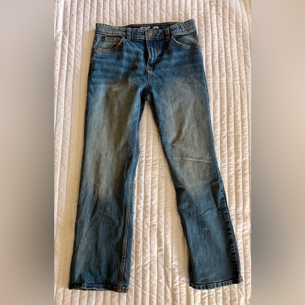 Cat & Jack Boy’s Bootcut Stretch Denim Jeans size 14